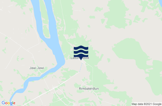Labuhanbilik (Sungai Panai), Indonesiaの潮見表地図