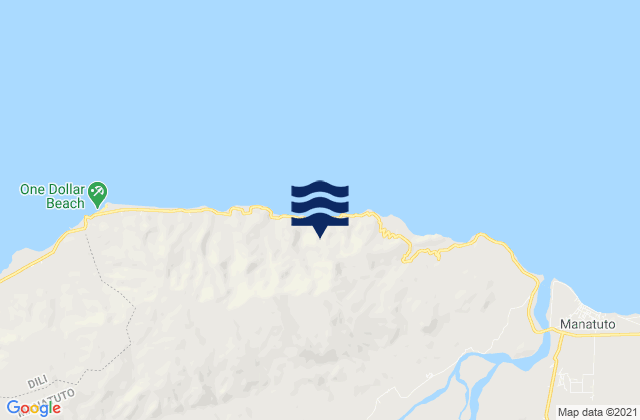 Laclo, Timor Lesteの潮見表地図