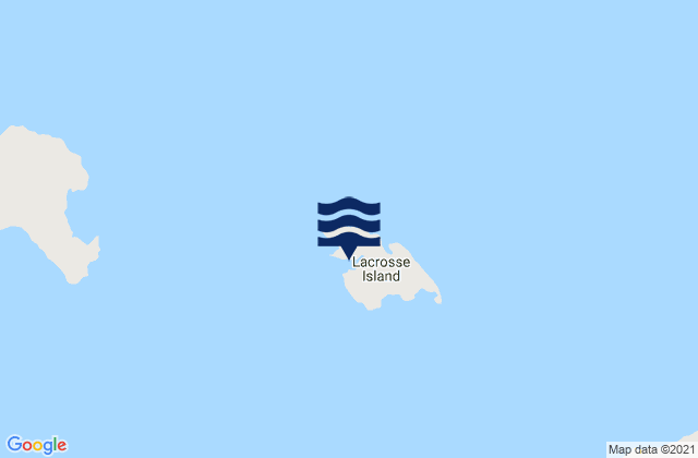 Lacrosse Island, Australiaの潮見表地図