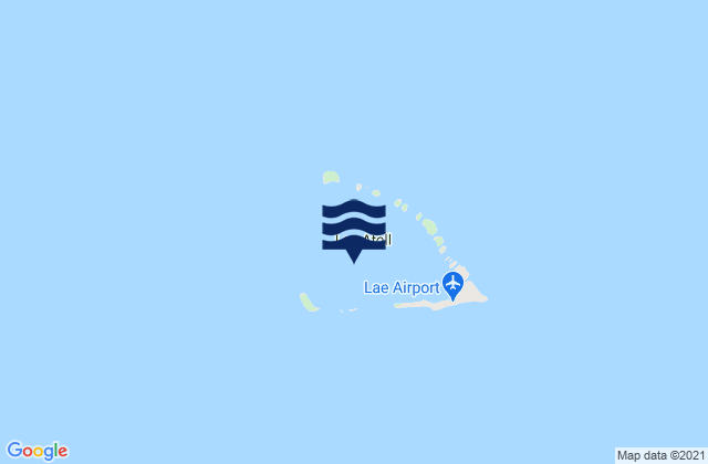 Lae Atoll, Marshall Islandsの潮見表地図