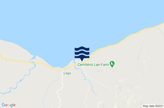 Laga, Timor Lesteの潮見表地図