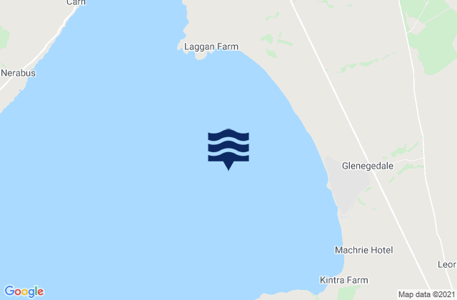 Laggan Bay, United Kingdomの潮見表地図