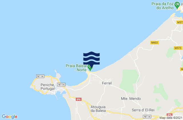 Lagide, Portugalの潮見表地図