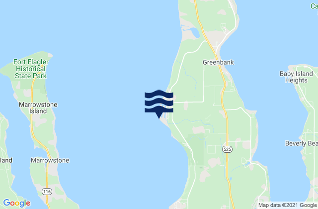 Lagoon Point, United Statesの潮見表地図