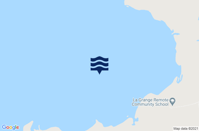 Lagrange Bay, Australiaの潮見表地図