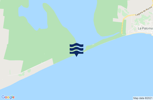 Laguna de Rocha, Brazilの潮見表地図