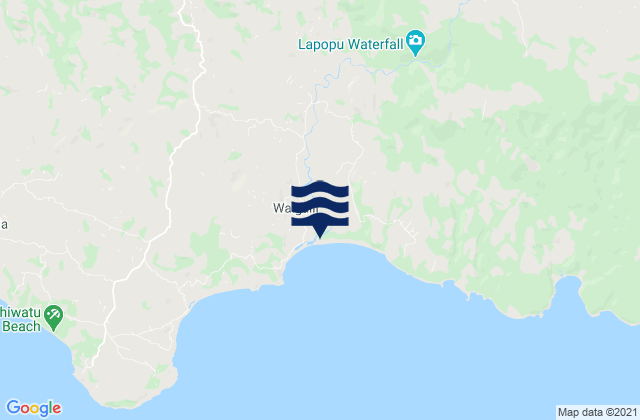 Lahihagalang, Indonesiaの潮見表地図