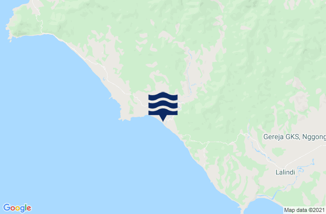 Lailunggi, Indonesiaの潮見表地図