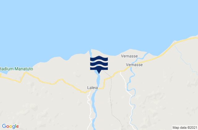 Laleia, Timor Lesteの潮見表地図