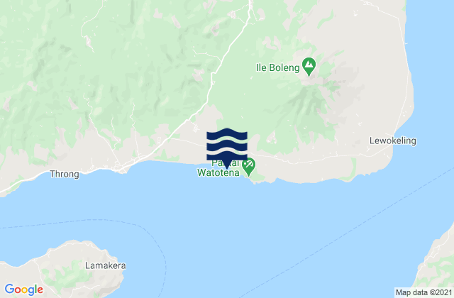 Lamalouk, Indonesiaの潮見表地図