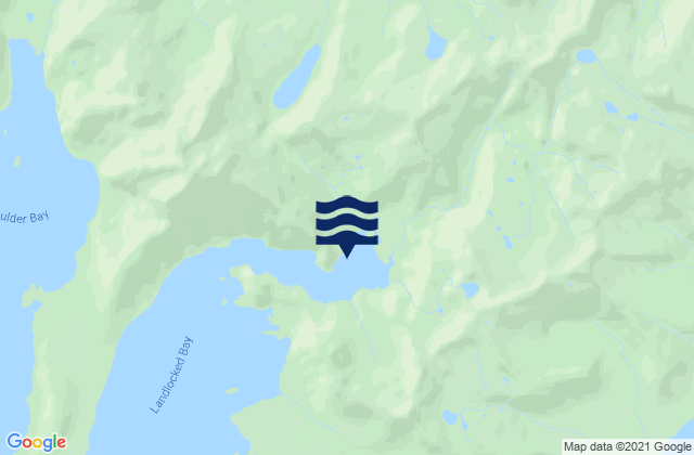 Landlocked Bay (Port Fidalgo), United Statesの潮見表地図