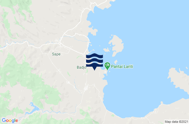 Lanta Timur, Indonesiaの潮見表地図