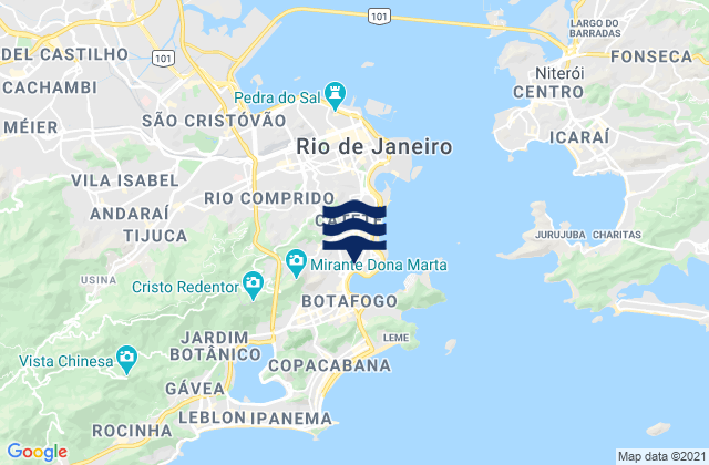Laranjeiras, Brazilの潮見表地図