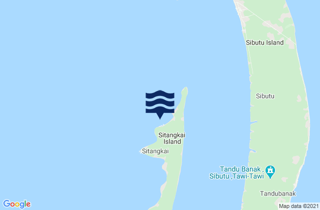 Larap, Philippinesの潮見表地図