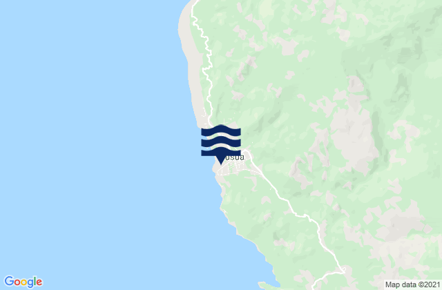 Lasusua, Indonesiaの潮見表地図