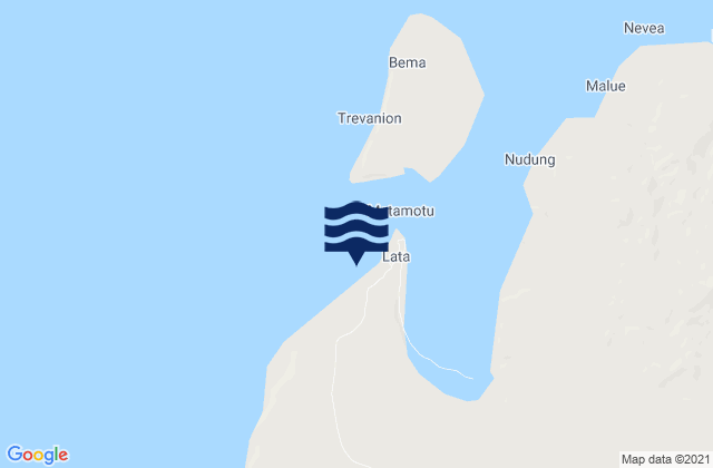 Lata, Solomon Islandsの潮見表地図