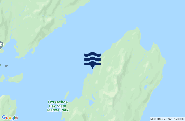 Latouche Latouche Island, United Statesの潮見表地図