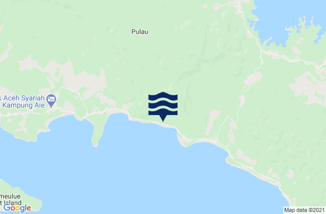 Lauke, Indonesiaの潮見表地図