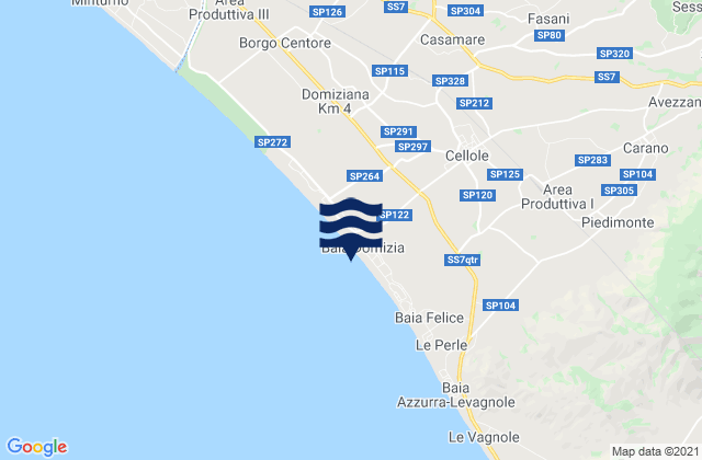 Lauro, Italyの潮見表地図