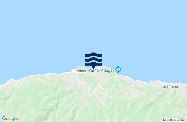 Lawaikanal, Indonesiaの潮見表地図