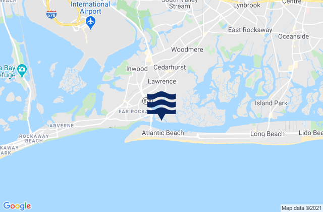 Lawrence, United Statesの潮見表地図