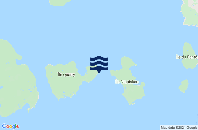 Le Petit Percé, Canadaの潮見表地図