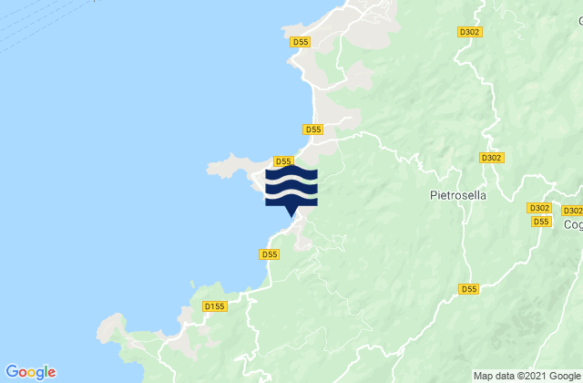 Le Ruppione, Franceの潮見表地図