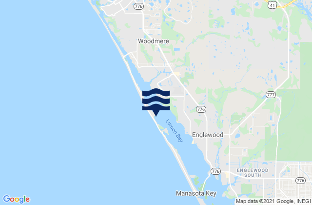 Leachs Key, United Statesの潮見表地図