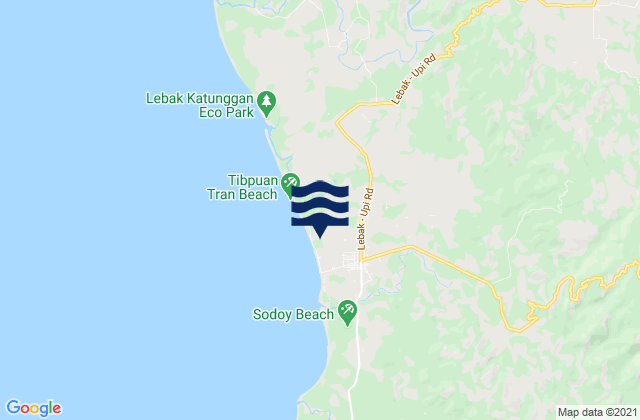 Lebak, Philippinesの潮見表地図