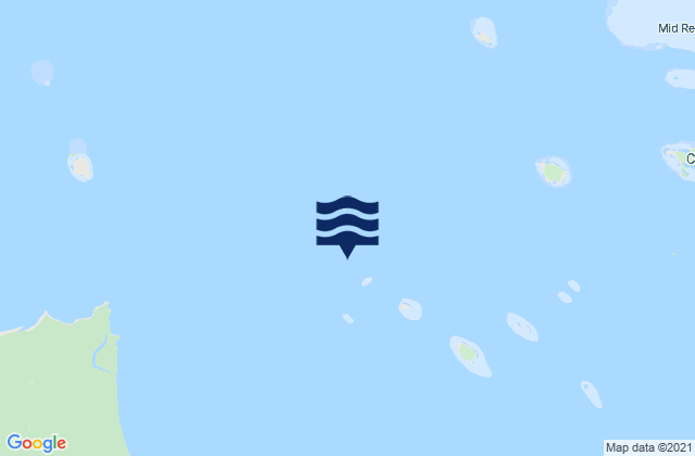 Leggatt Island, Australiaの潮見表地図
