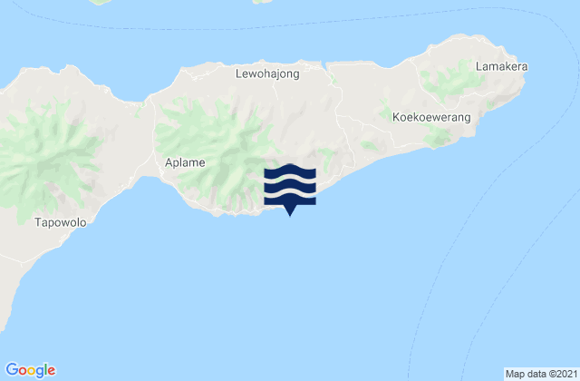 Lemboleng, Indonesiaの潮見表地図