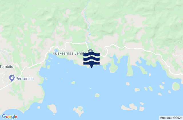 Lemito, Indonesiaの潮見表地図