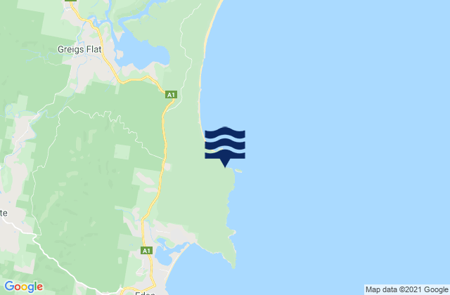 Lennards Island, Australiaの潮見表地図