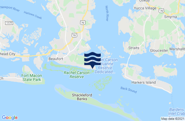 Lenoxville Point, United Statesの潮見表地図