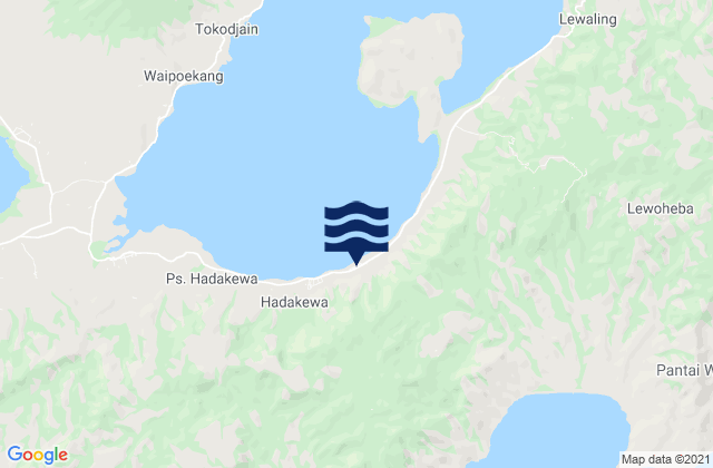 Leramatang, Indonesiaの潮見表地図