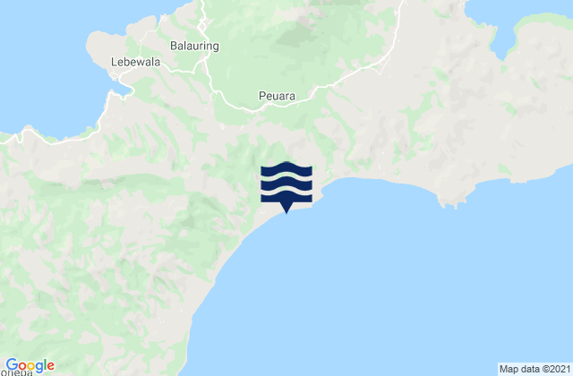 Leubatang, Indonesiaの潮見表地図