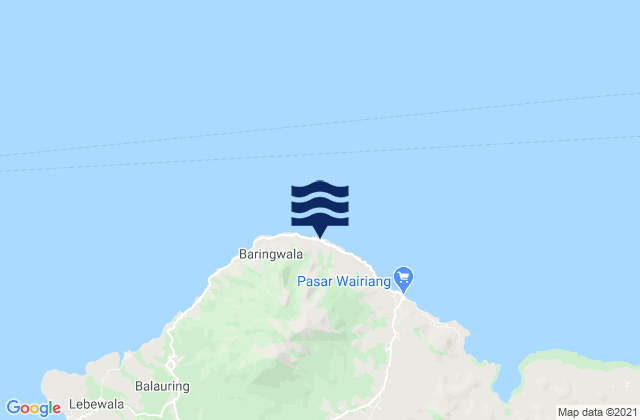 Leuwohung, Indonesiaの潮見表地図