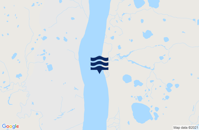 Levelock, United Statesの潮見表地図