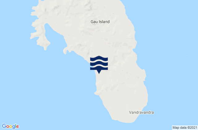 Levuka, Fijiの潮見表地図