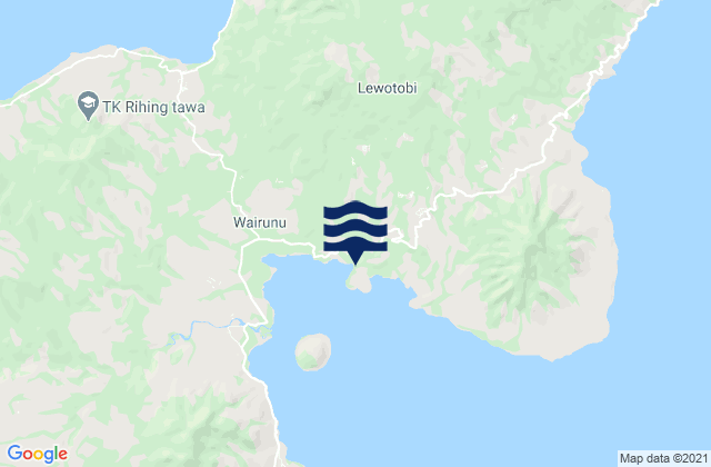 Lewolaga, Indonesiaの潮見表地図