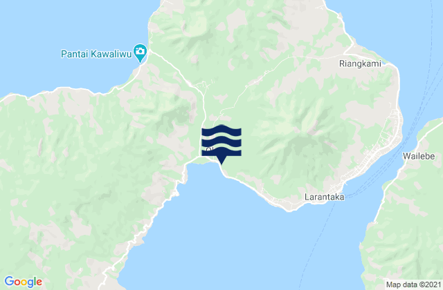 Lewoloba, Indonesiaの潮見表地図
