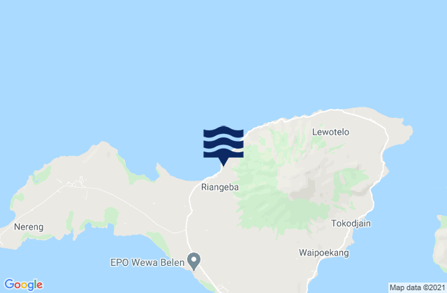 Lewotolok, Indonesiaの潮見表地図