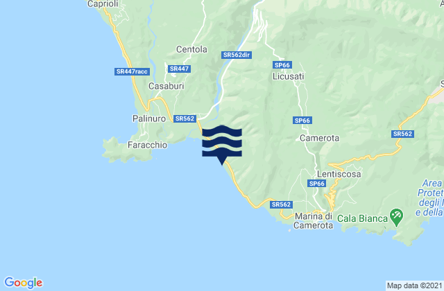 Licusati, Italyの潮見表地図