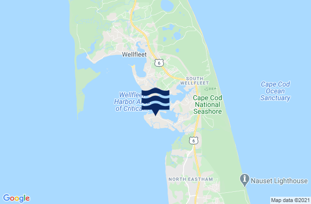 Lieutenant Island, United Statesの潮見表地図