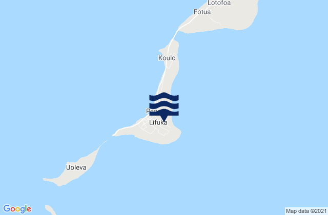 Lifuka Island, Tongaの潮見表地図