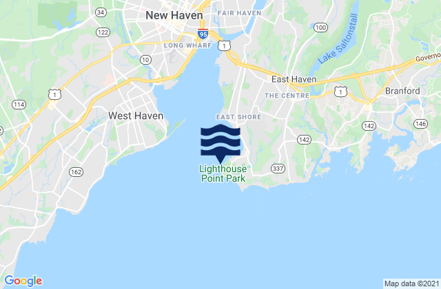 Lighthouse Point (New Haven Harbor), United Statesの潮見表地図