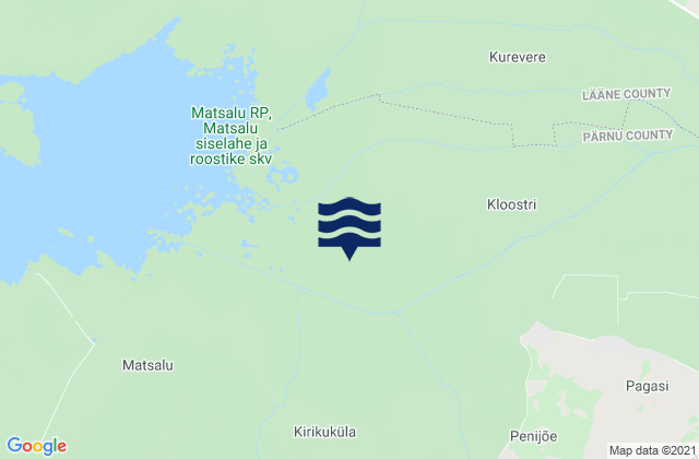 Lihula, Estoniaの潮見表地図