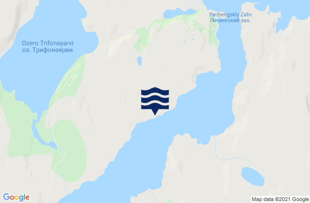 Liinakhamari, Russiaの潮見表地図