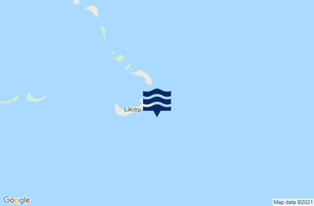 Likiep Atoll, Kiribatiの潮見表地図