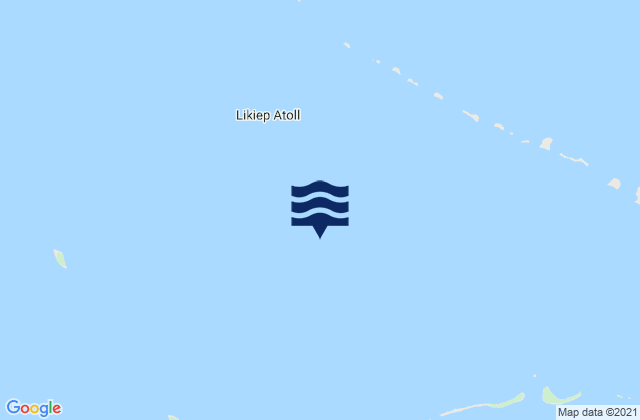 Likiep Atoll, Marshall Islandsの潮見表地図